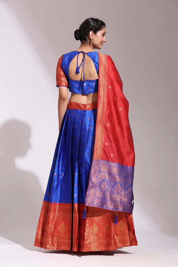 South Indian Festival Traditional Half Saree (Madhuri)