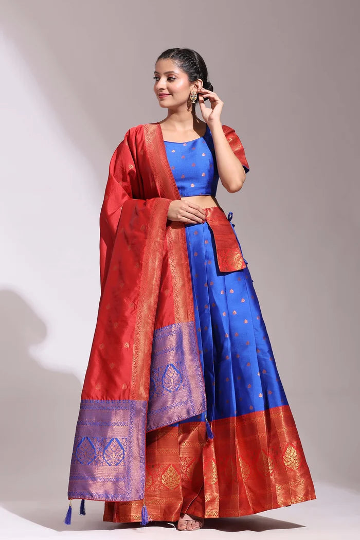 South Indian Festival Traditional Half Saree (Madhuri)