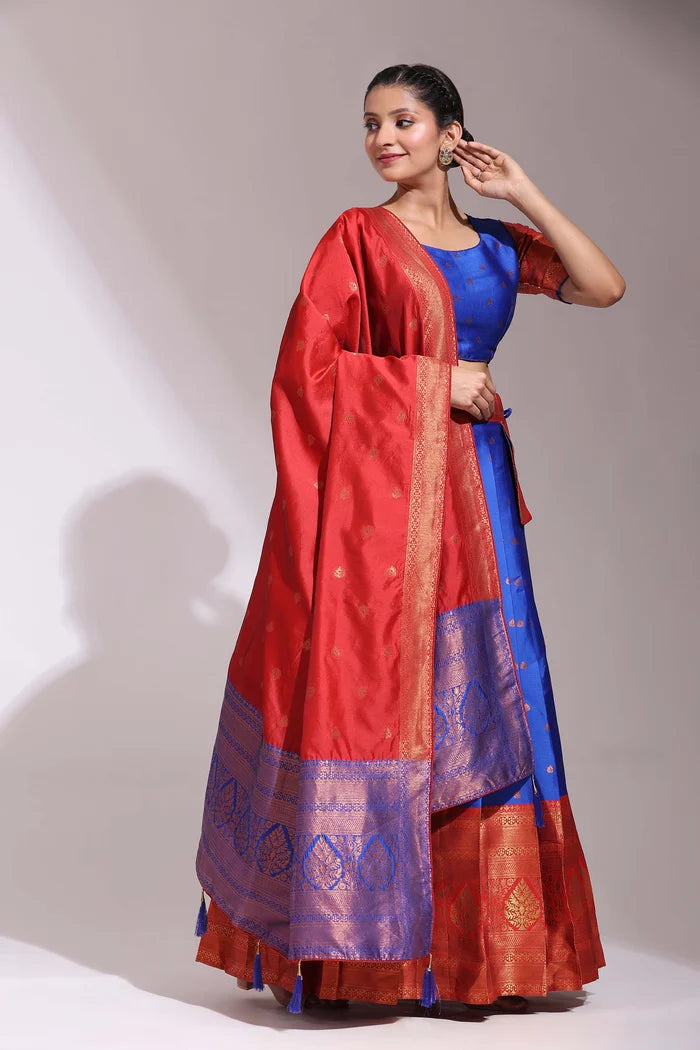 South Indian Festival Traditional Half Saree (Madhuri)