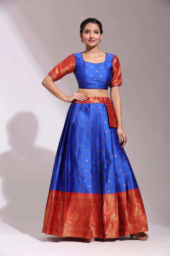 South Indian Festival Traditional Half Saree (Madhuri)