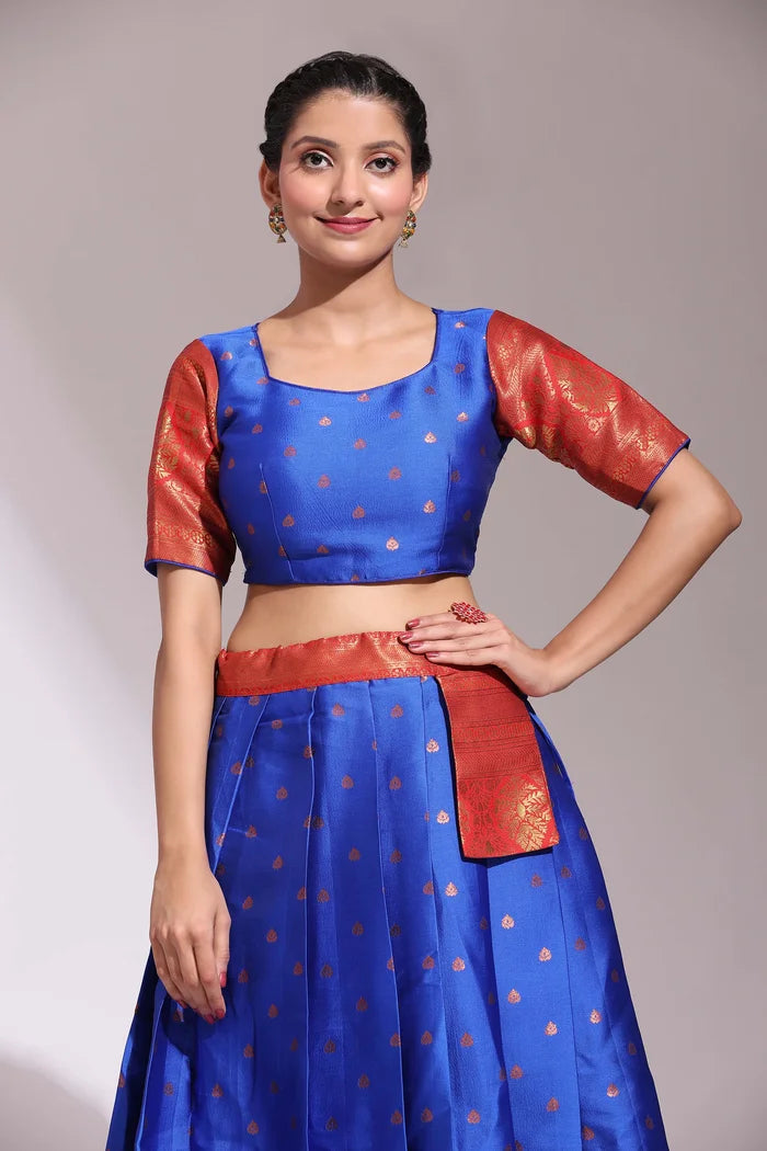 South Indian Festival Traditional Half Saree (Madhuri)