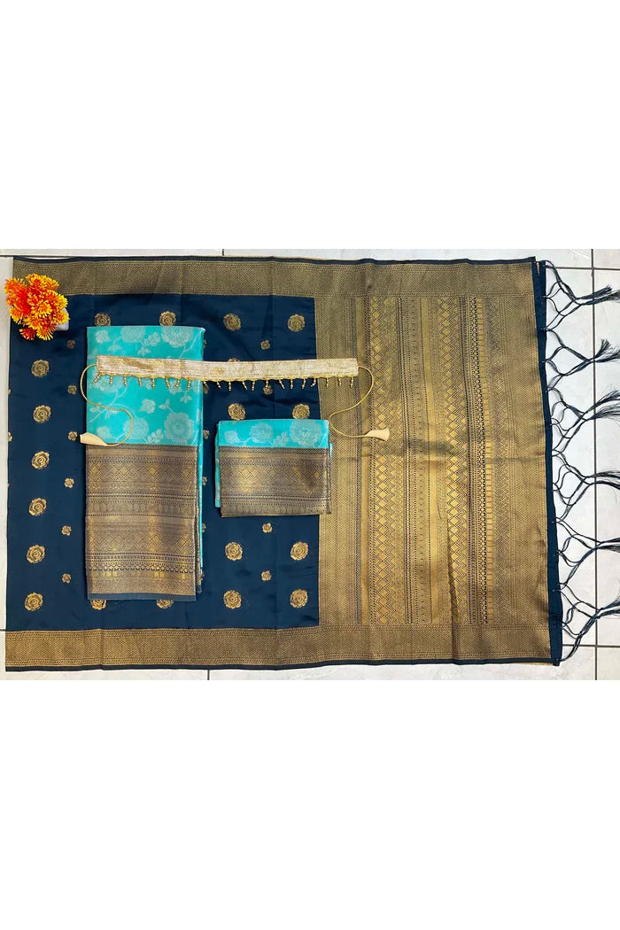 South Indian Festival Traditional Half Saree (Chhavi)