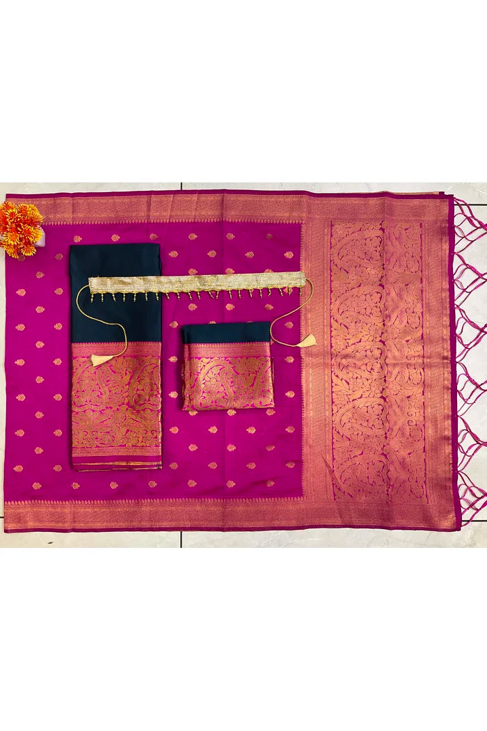 South Indian Festival Traditional Half Saree (Aarvi)