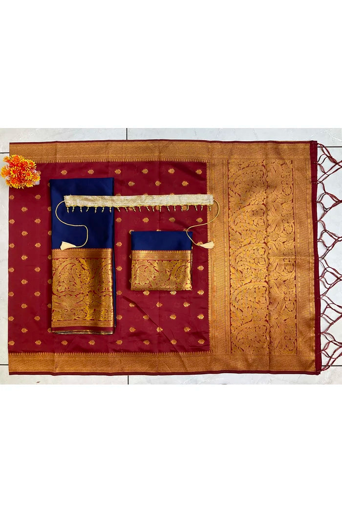 South Indian Festival Traditional Half Saree (Aarvi)
