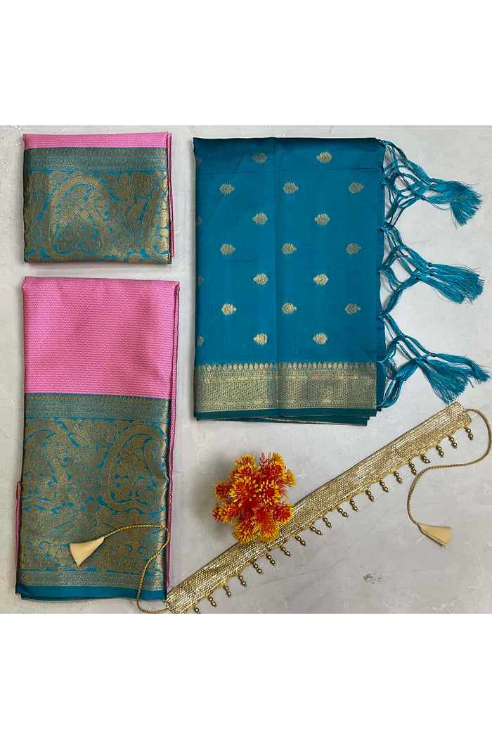 South Indian Festival Traditional Half Saree (Aarvi)