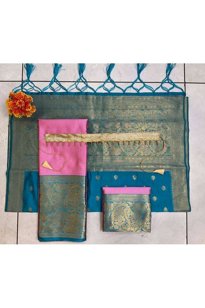 South Indian Festival Traditional Half Saree (Aarvi)
