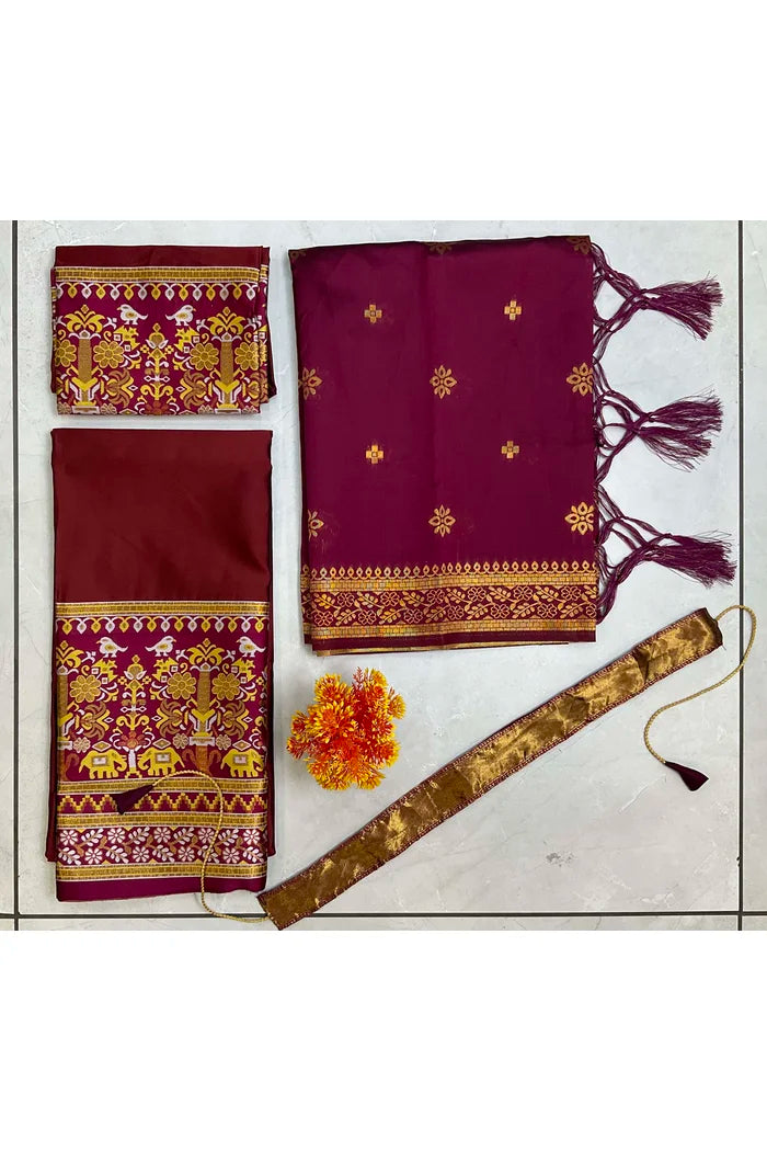 South Indian Festival Traditional Half Saree (Jagvi)