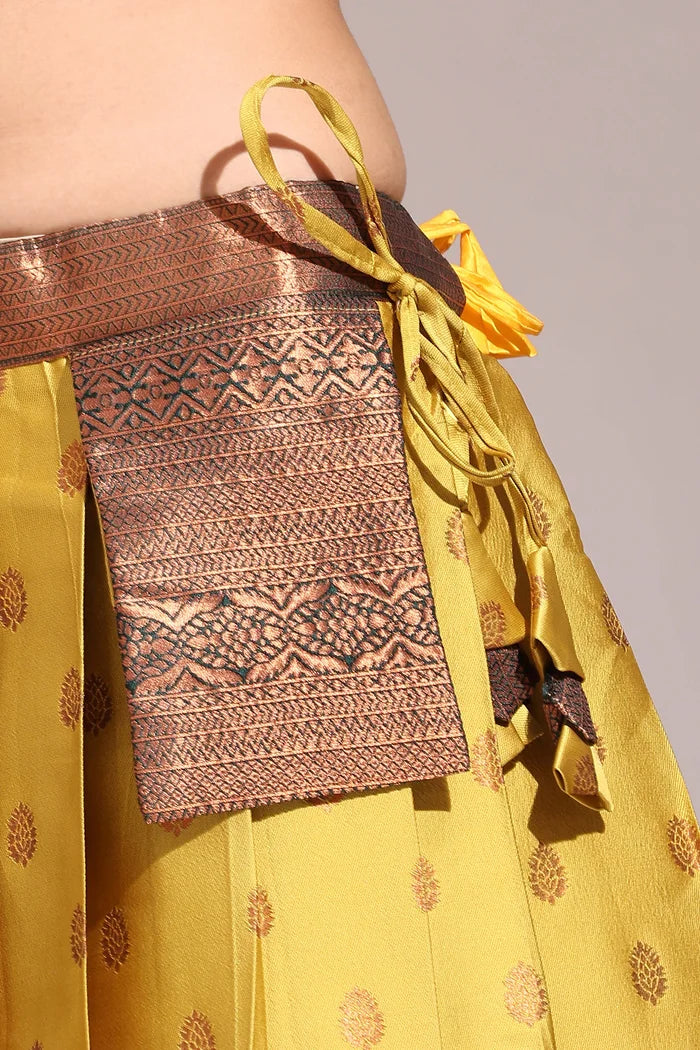 South Indian Festival Traditional Half Saree (Kantara)