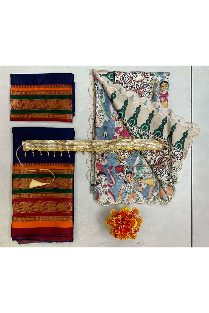 South Indian Festival Traditional Half Saree (Jugnoo)