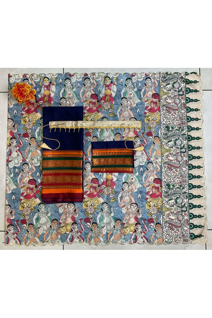 South Indian Festival Traditional Half Saree (Jugnoo)