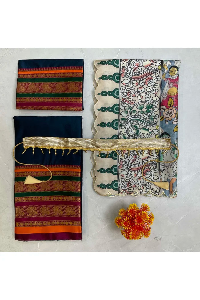 South Indian Festival Traditional Half Saree (Jugnoo)