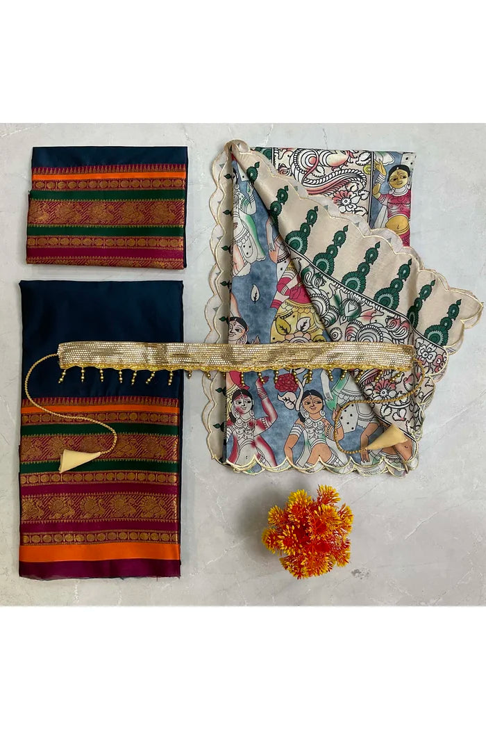 South Indian Festival Traditional Half Saree (Jugnoo)