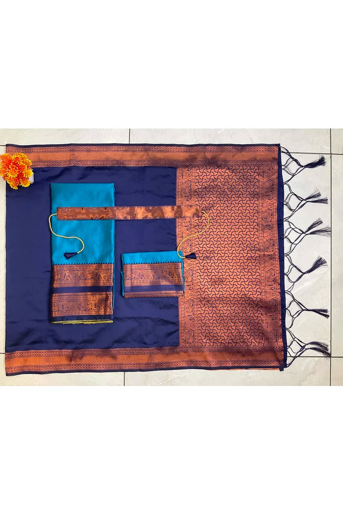 South Indian Festival Traditional Half Saree (YenuguPAttu)