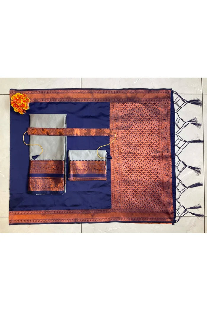 South Indian Festival Traditional Half Saree (YenuguPAttu)