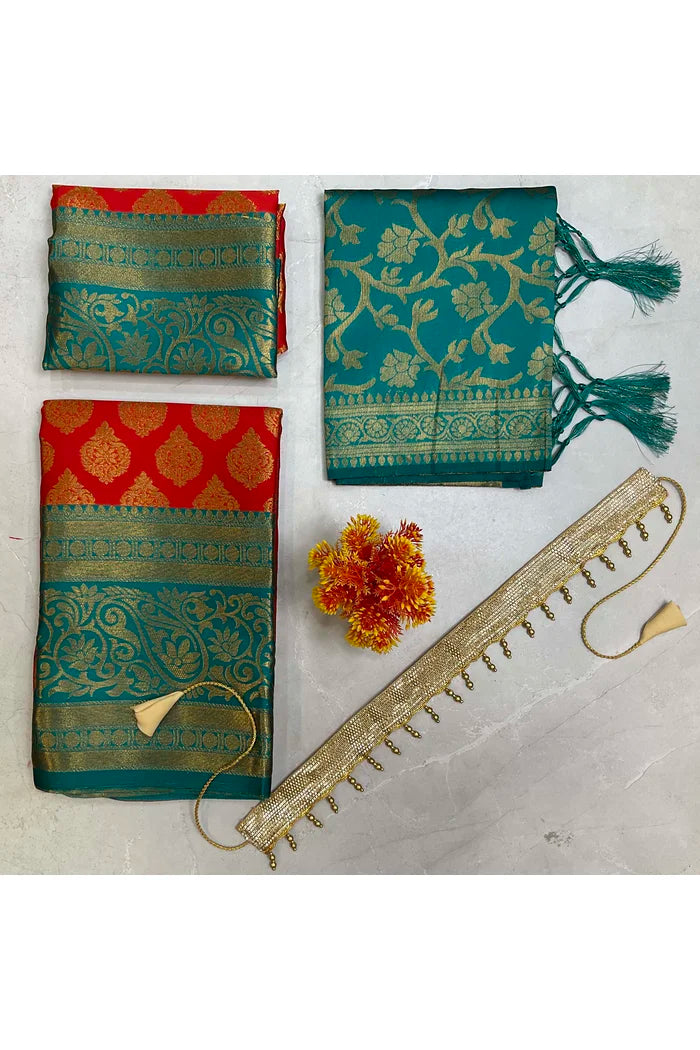 New Kids Traditional South Indian Half Saree (AkkuPAttuKids)