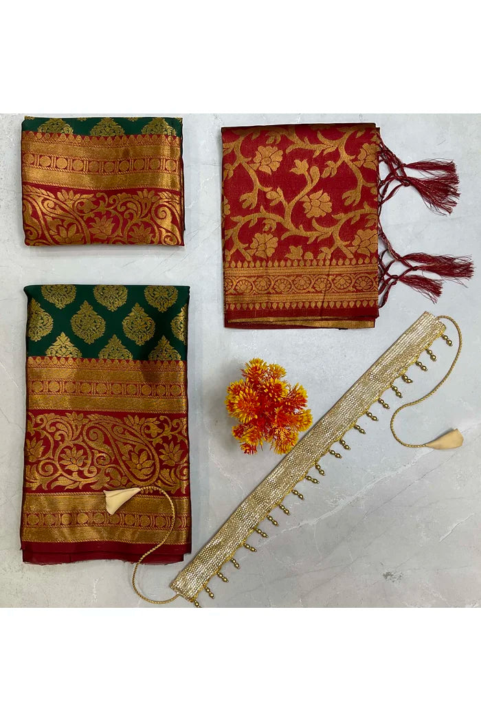 New Kids Traditional South Indian Half Saree (AkkuPAttuKids)