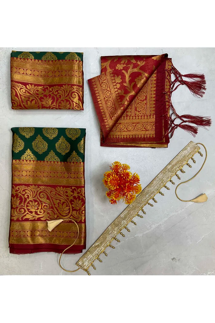 New Kids Traditional South Indian Half Saree (AkkuPAttuKids)
