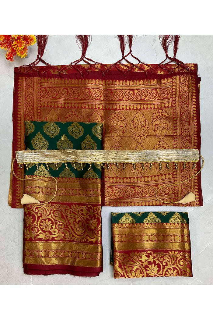 New Kids Traditional South Indian Half Saree (AkkuPAttuKids)