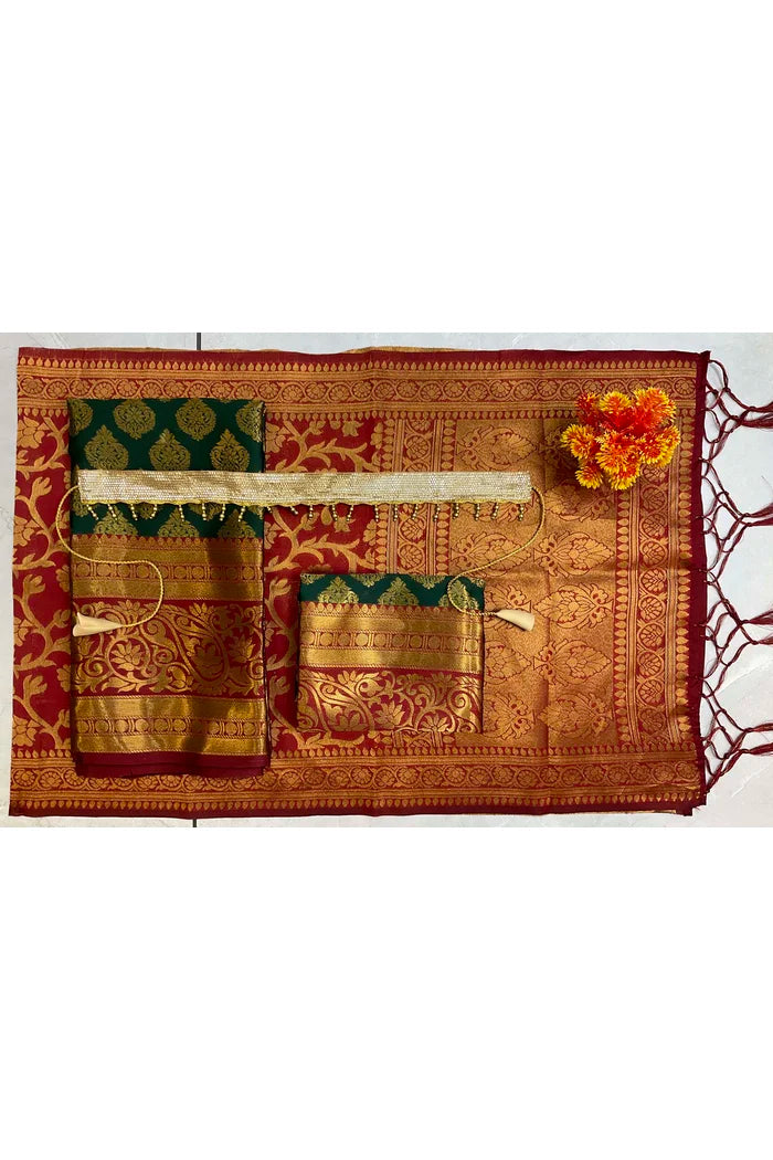 New Kids Traditional South Indian Half Saree (AkkuPAttuKids)
