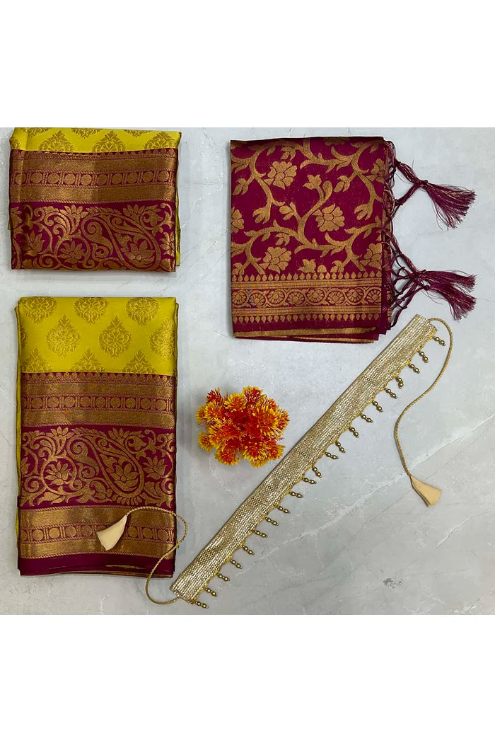 New Kids Traditional South Indian Half Saree (AkkuPAttuKids)