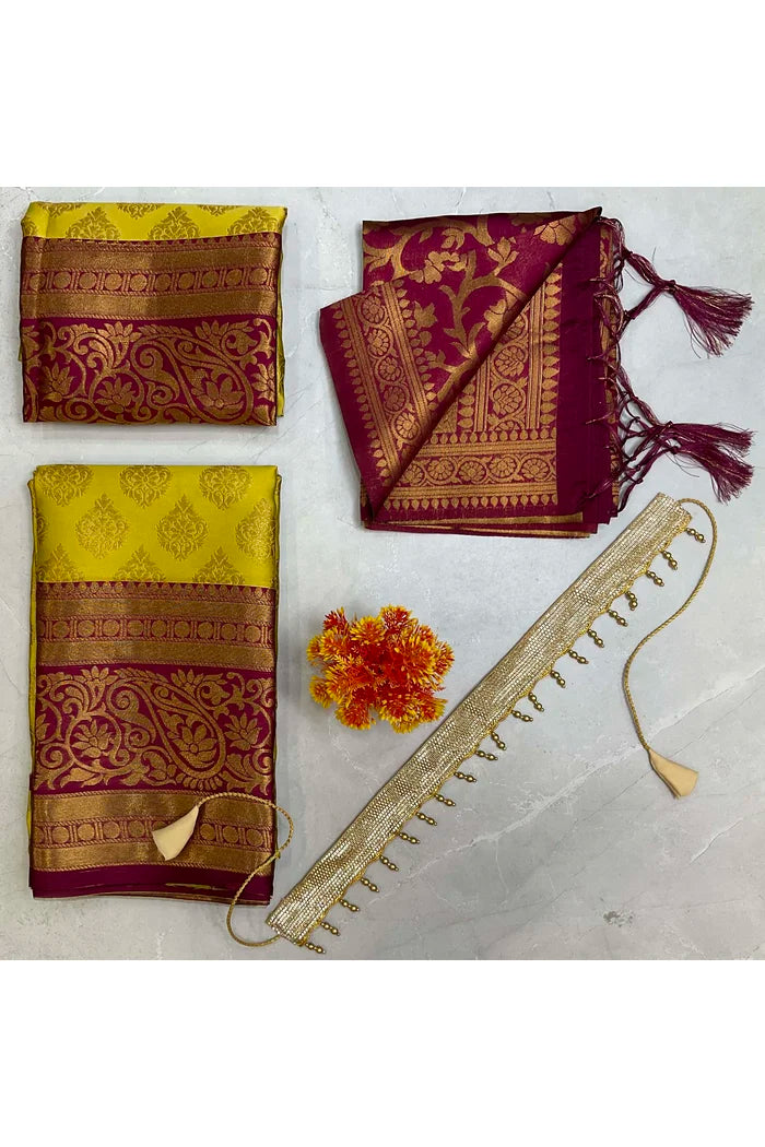 New Kids Traditional South Indian Half Saree (AkkuPAttuKids)