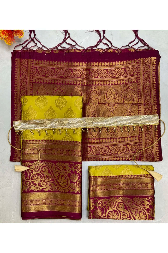 New Kids Traditional South Indian Half Saree (AkkuPAttuKids)