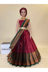 New Kids Traditional South Indian Half Saree (LavanyaKids)