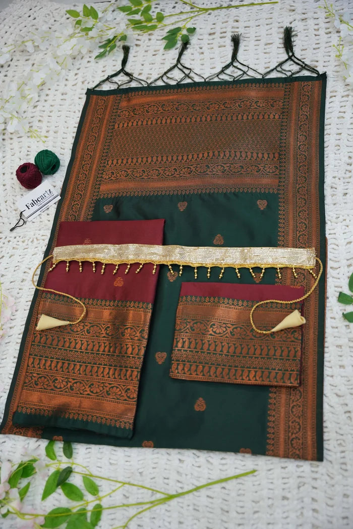New Kids Traditional South Indian Half Saree (LavanyaKids)