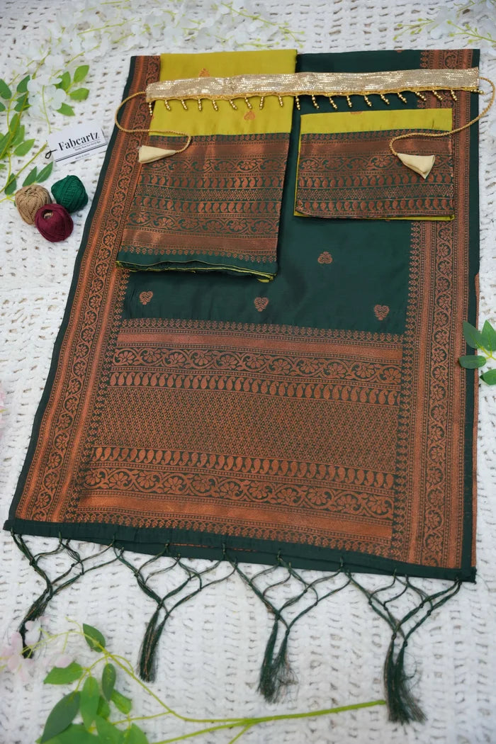 New Kids Traditional South Indian Half Saree (LavanyaKids)