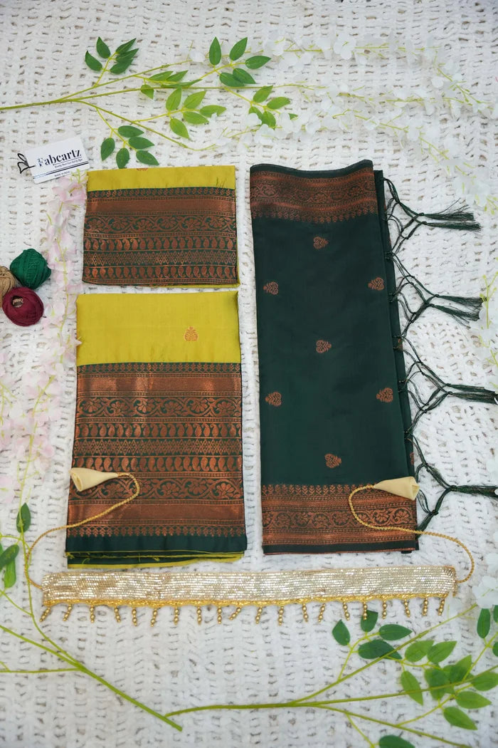 New Kids Traditional South Indian Half Saree (LavanyaKids)