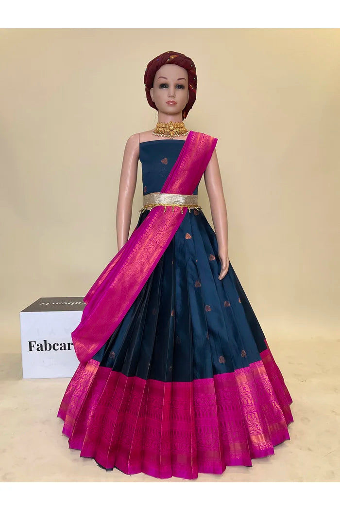 New Kids Traditional South Indian Half Saree (LavanyaKids)