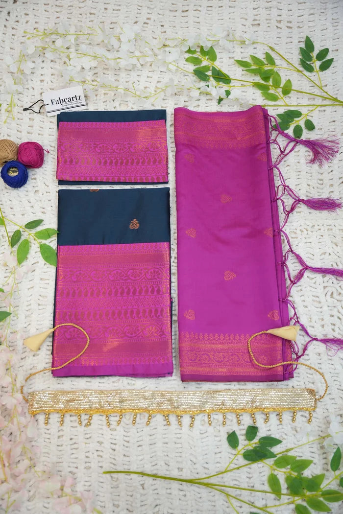 New Kids Traditional South Indian Half Saree (LavanyaKids)