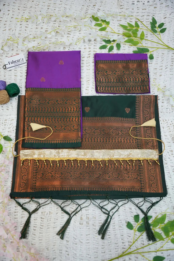 New Kids Traditional South Indian Half Saree (LavanyaKids)