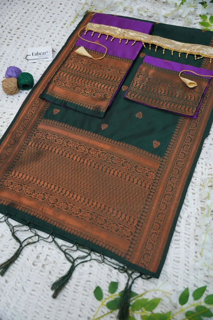 New Kids Traditional South Indian Half Saree (LavanyaKids)