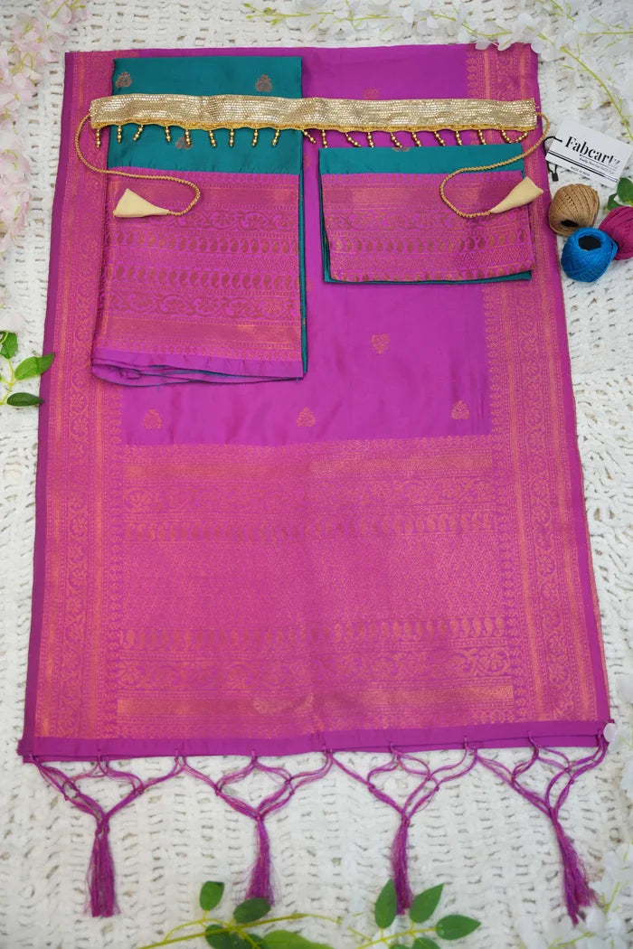 New Kids Traditional South Indian Half Saree (LavanyaKids)