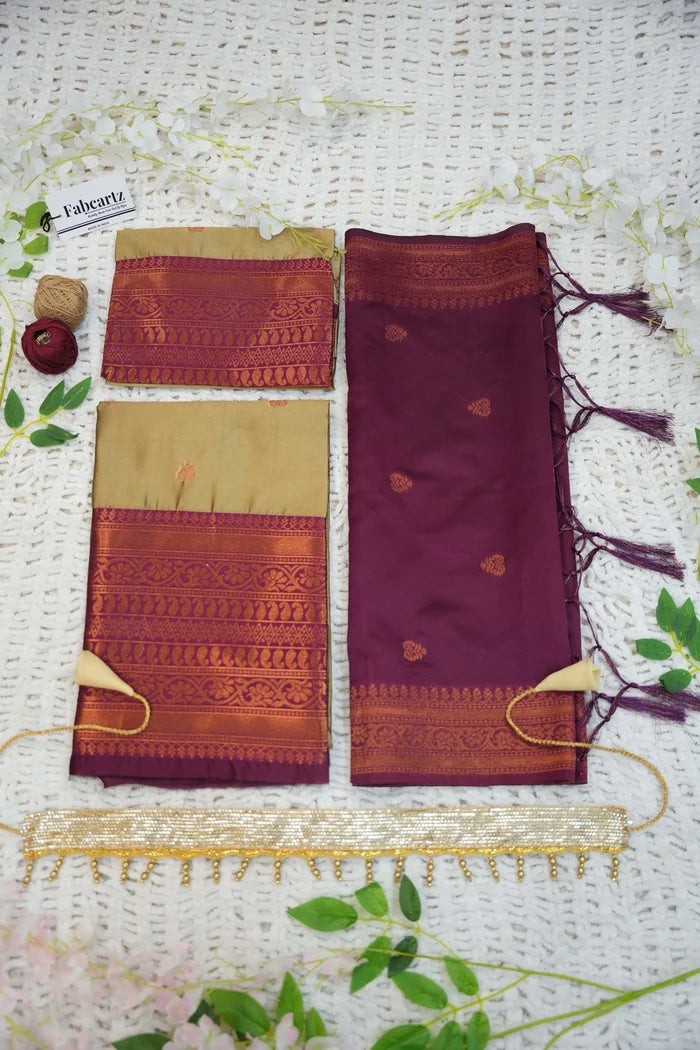 New Kids Traditional South Indian Half Saree (LavanyaKids)