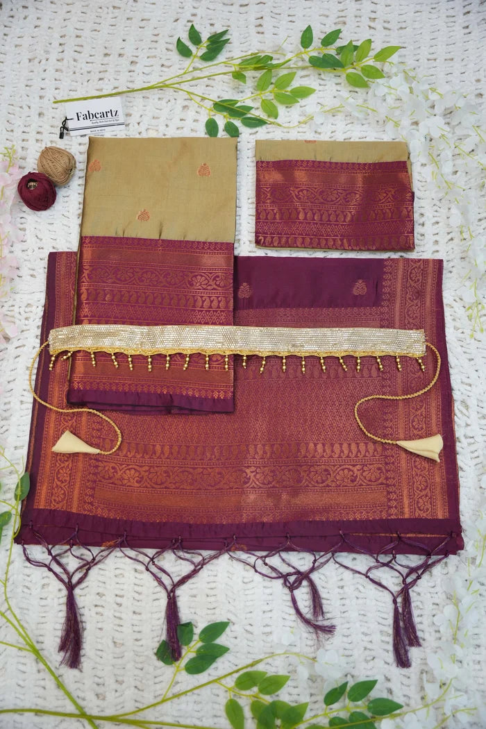 New Kids Traditional South Indian Half Saree (LavanyaKids)