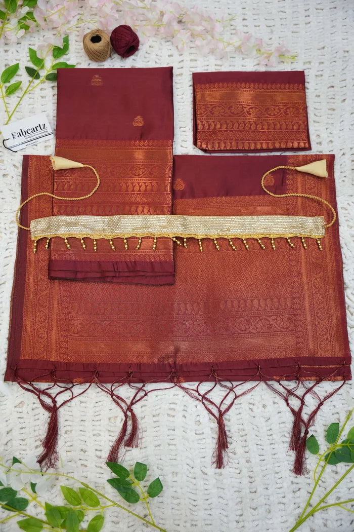 New Kids Traditional South Indian Half Saree (LavanyaKids)