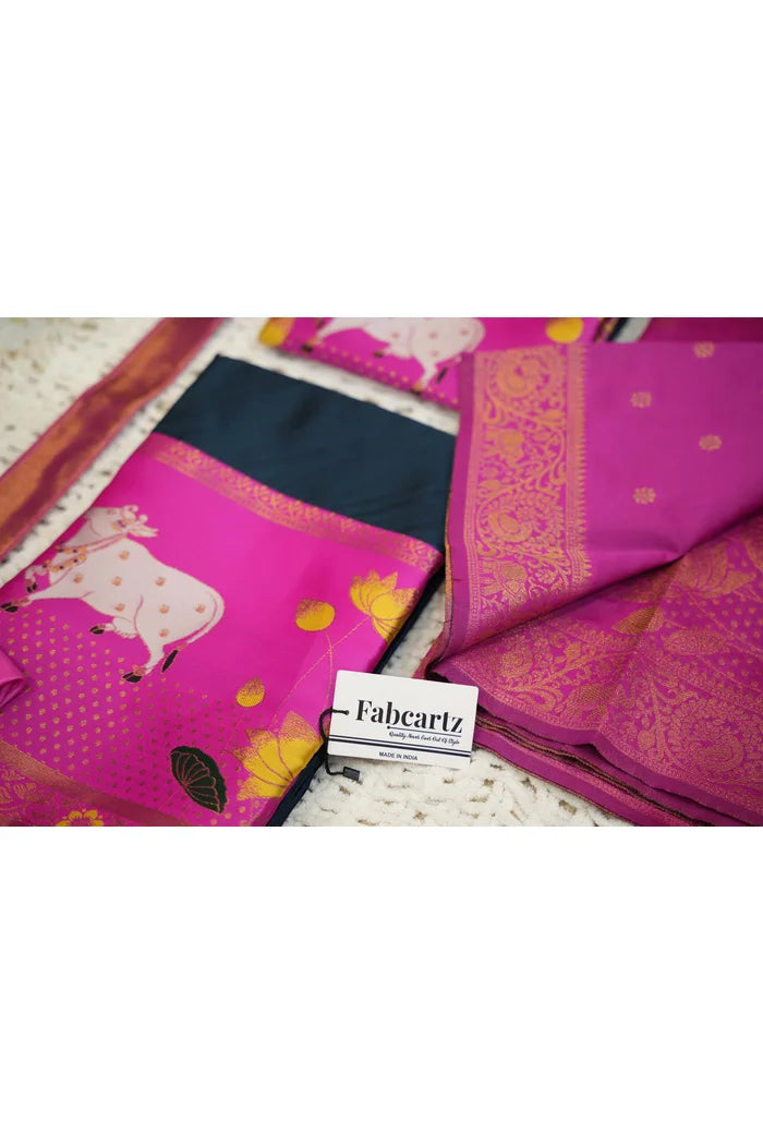 South Indian Festival Traditional Half Saree (KaamDhenu)