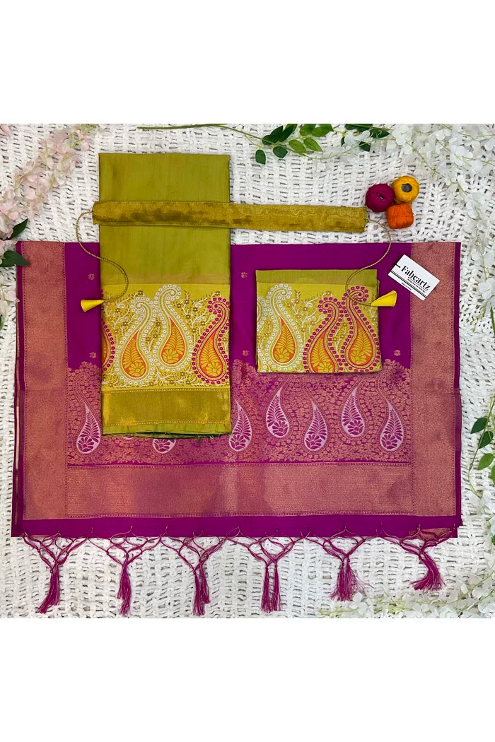 దక్షిణ భారత పండుగ సాంప్రదాయ హాఫ్ చీర(పటోలా)