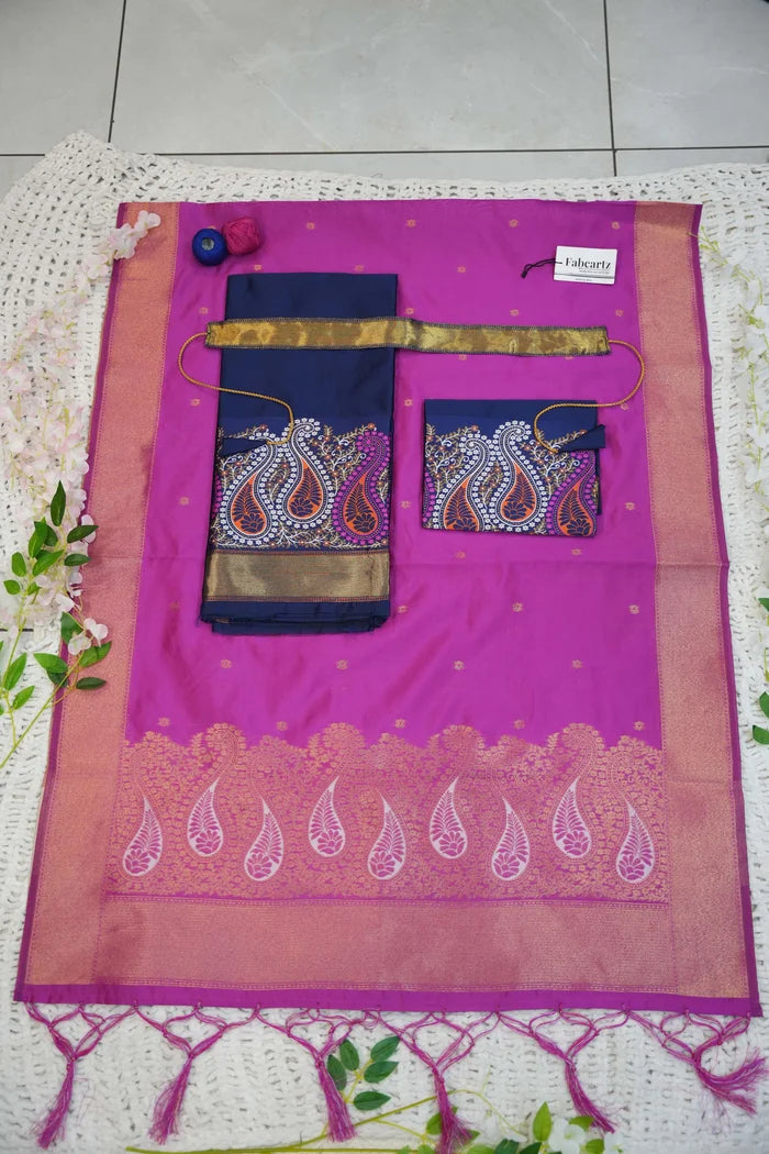 దక్షిణ భారత పండుగ సాంప్రదాయ హాఫ్ చీర(పటోలా)