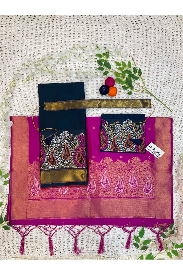 దక్షిణ భారత పండుగ సాంప్రదాయ హాఫ్ చీర(పటోలా)