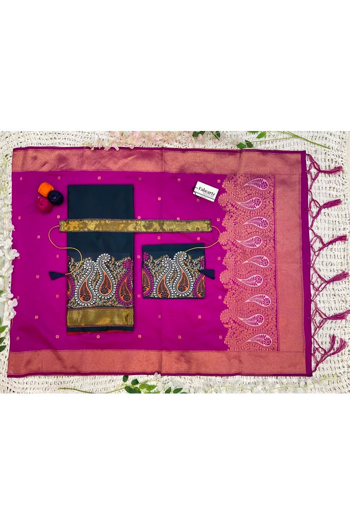 South Indian Festival Traditional Half Saree (Parvati)