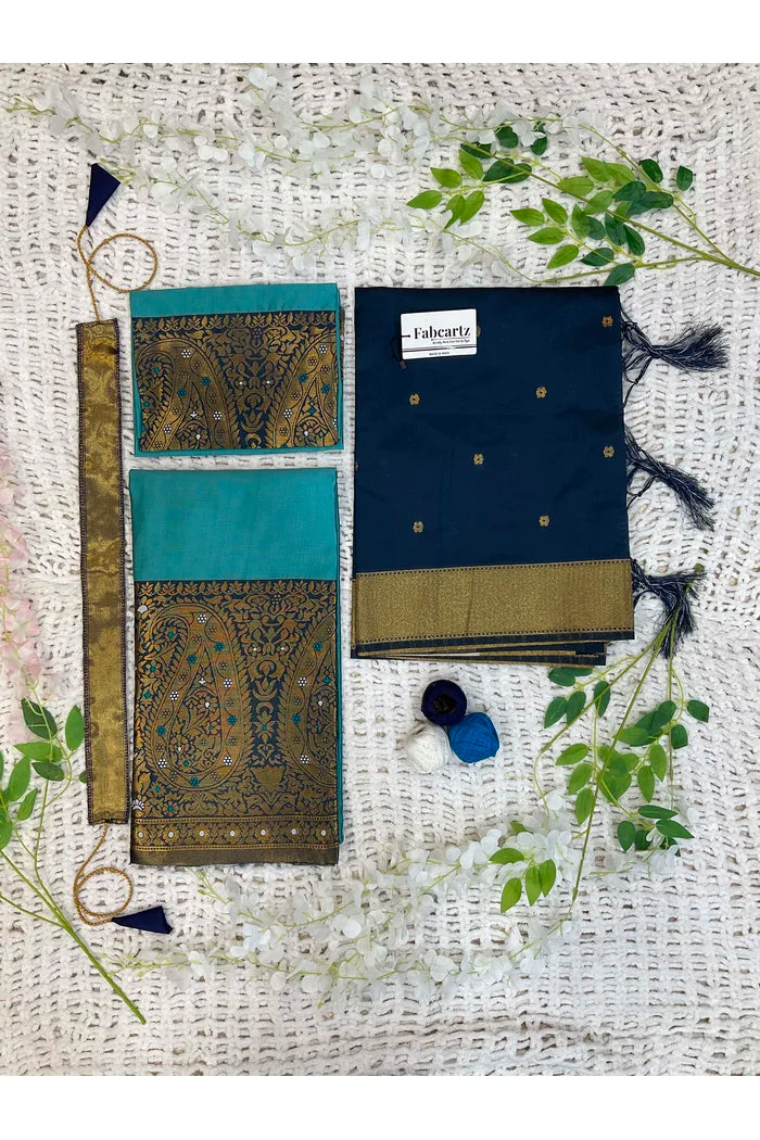 దక్షిణ భారత పండుగ సాంప్రదాయ హాఫ్ చీర(పటోలా)