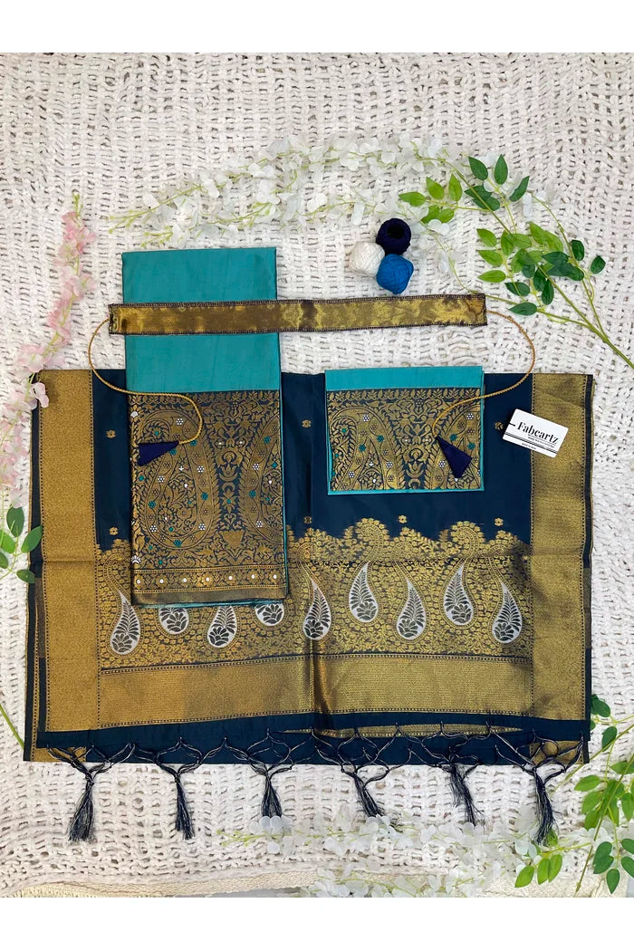 దక్షిణ భారత పండుగ సాంప్రదాయ హాఫ్ చీర(పటోలా)