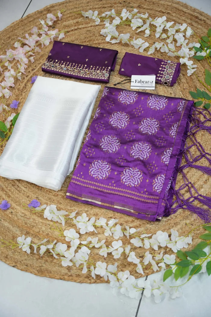 దక్షిణ భారత పండుగ సాంప్రదాయ హాఫ్ చీర (MYR)