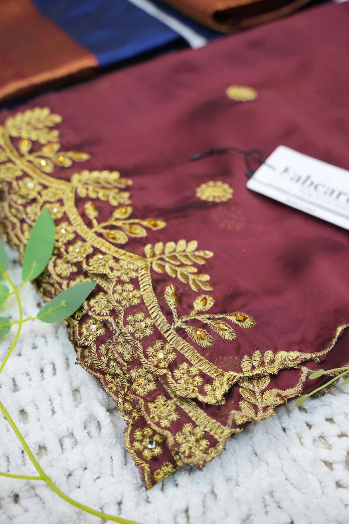 South Indian Festival Traditional Half Saree (Saraswati)