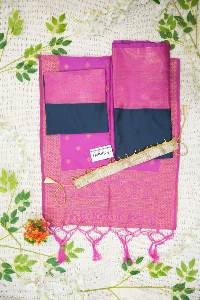 కొత్త కిడ్స్ సాంప్రదాయ దక్షిణ భారత హాఫ్ చీర (వెడపట్టు కిడ్స్)