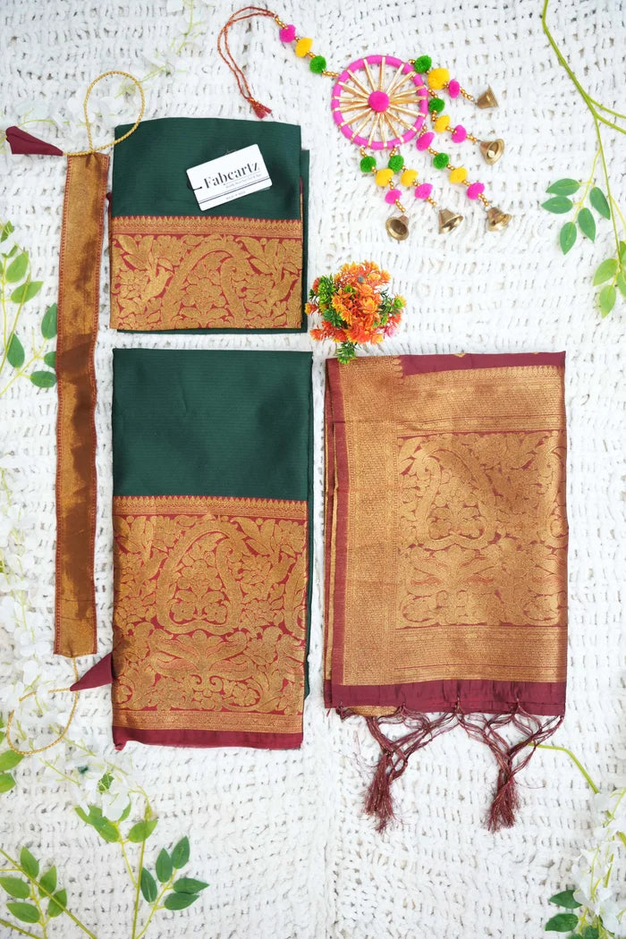 New Kids Traditional South Indian Half Saree (Aarvi Kids)