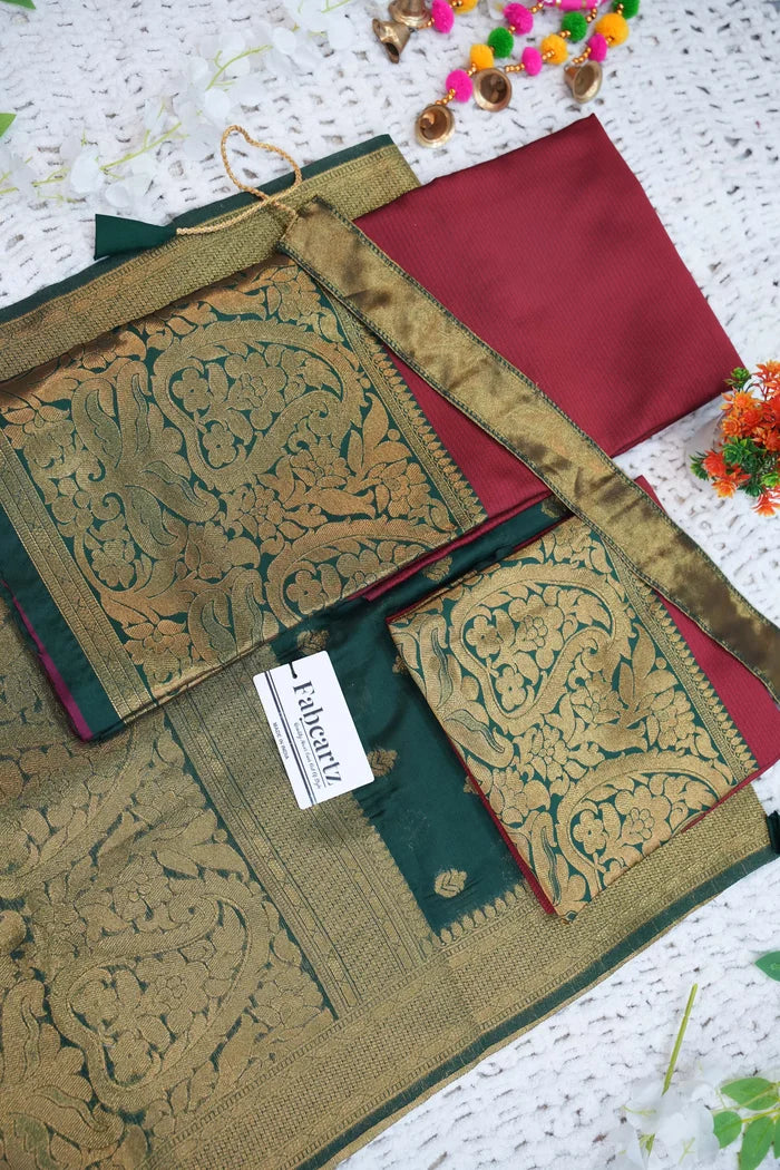 New Kids Traditional South Indian Half Saree (Aarvi Kids)